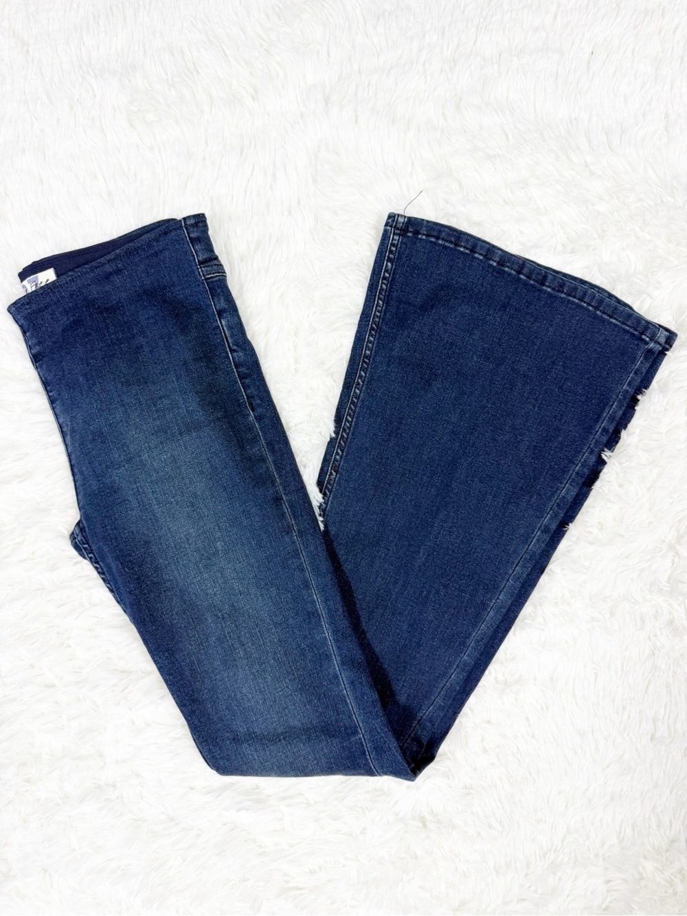 We The Free Free People Pull On Flare Jeans Size 27 Bell Bottom Stretch